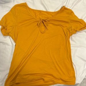 Yellow tee